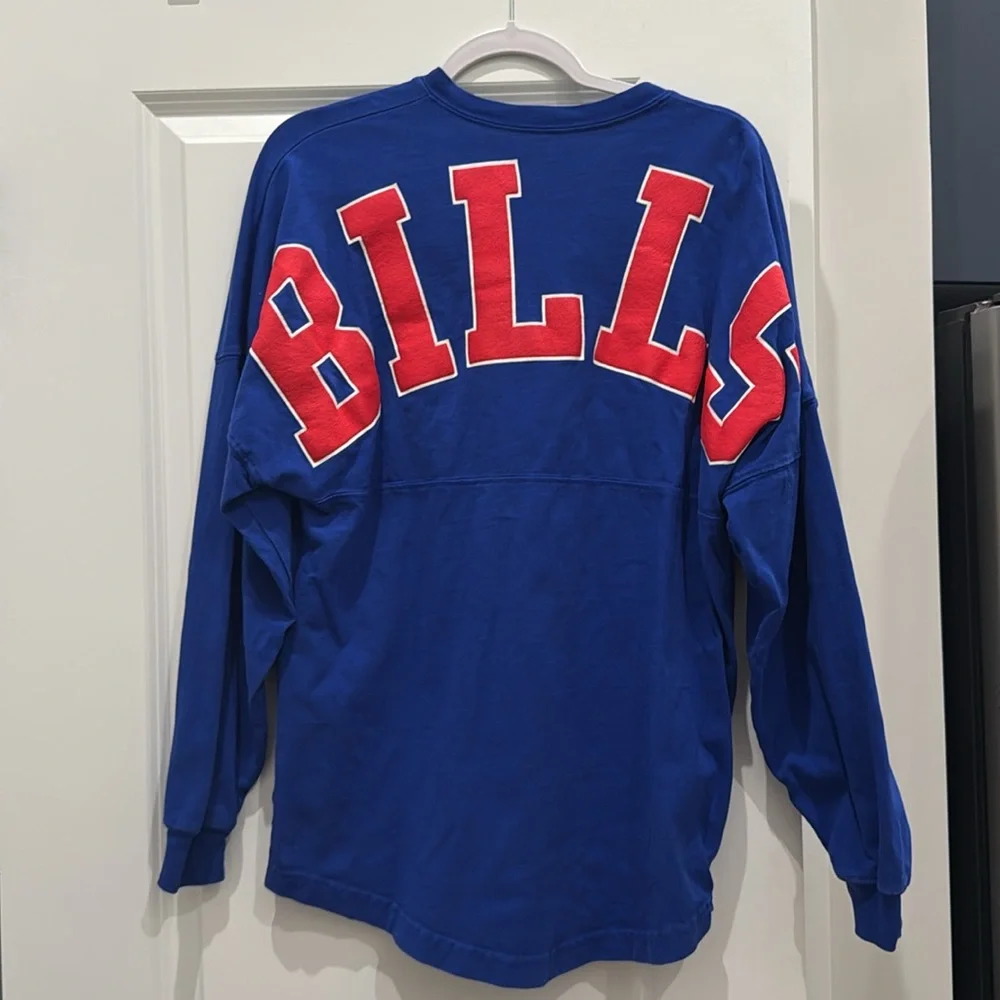 NFL Fanatics • Pro Line Buffalo Bills NY Hockey Style Football Pullover - Picture 5 of 6